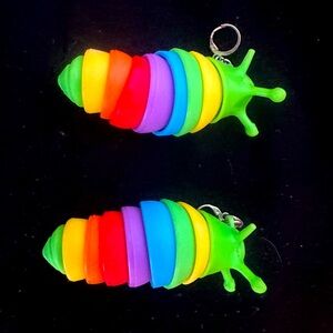 Colorful Caterpillar Earrings